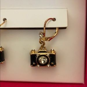 Betsey Johnson Camera earrings